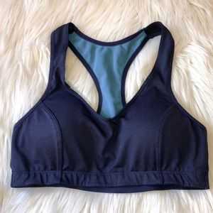 Navy Blue Moving Comfort Sports Bra